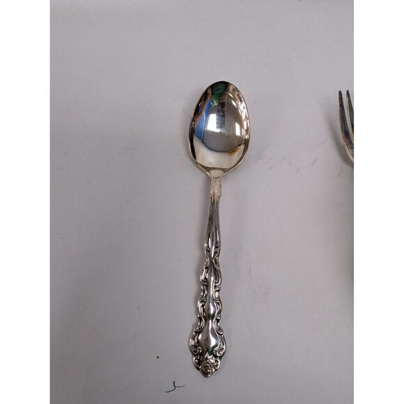 Oneida Community Silverplate "Beethoven"  Serving for 8 Set of 33 Set #2 - Picture 2 of 8